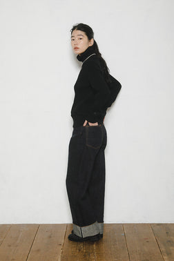 【ナイジェル・ケーボン】WOMAN / ワイドストレート 5ポケットパンツ デニム / WIDE STRAIGHT 5PK PT DENIM