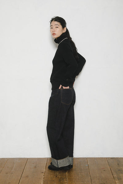 【ナイジェル・ケーボン】WOMAN / ワイドストレート 5ポケットパンツ デニム / WIDE STRAIGHT 5PK PT DENIM