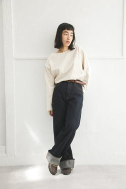 【ナイジェル・ケーボン】WOMAN / ワイドストレート 5ポケットパンツ デニム / WIDE STRAIGHT 5PK PT DENIM