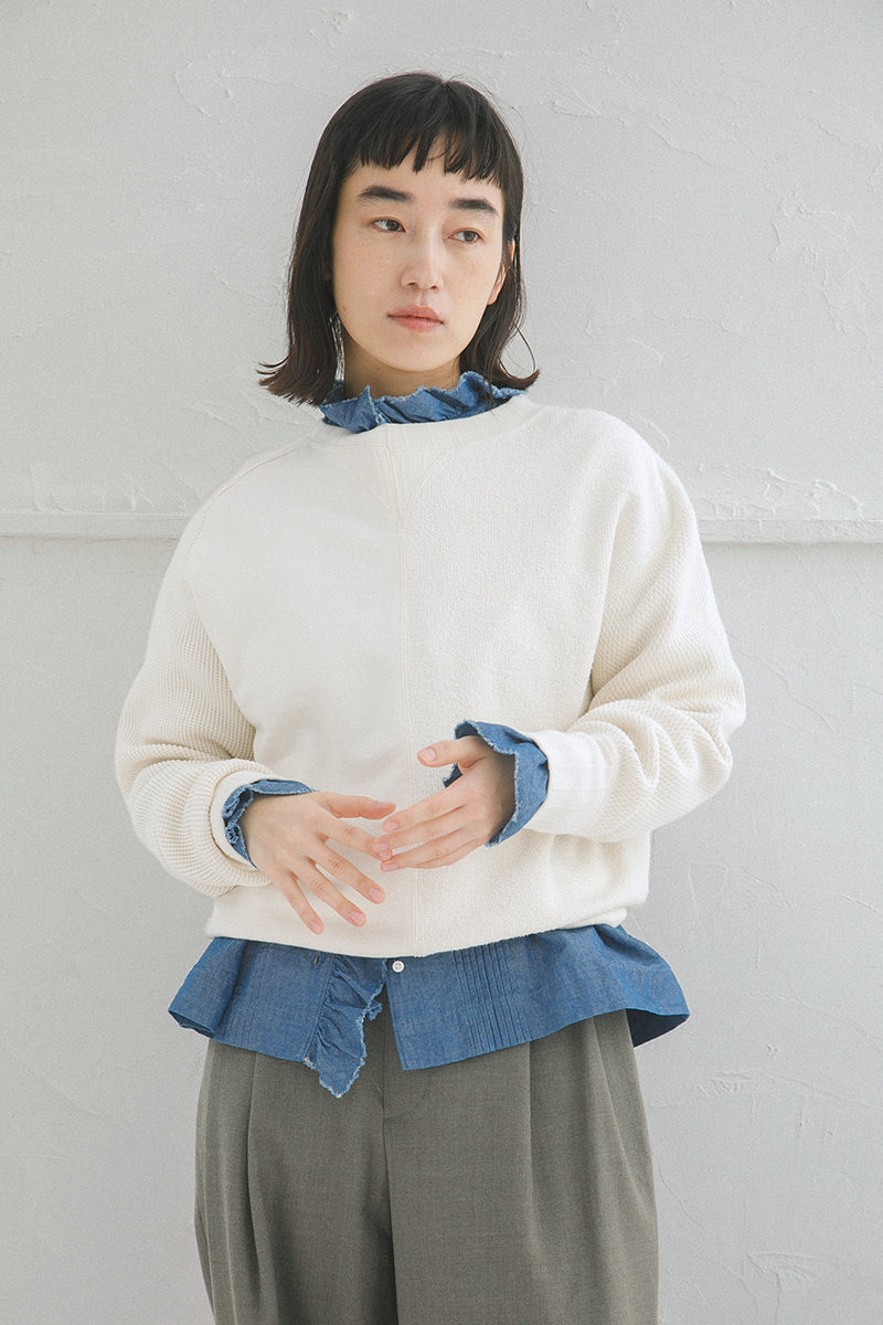 ナイジェルケーボン　ARMY CREW JERSEY navy 8 ナイジェル・ケーボン】WOMAN / アーミークルージャージー / ARMY CREW