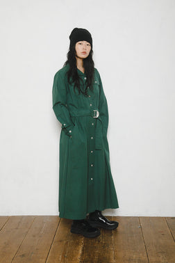 【ナイジェル・ケーボン】WOMAN / ジャパニーズファーマーコートドレス / JAPANESE FARMER COAT DRESS