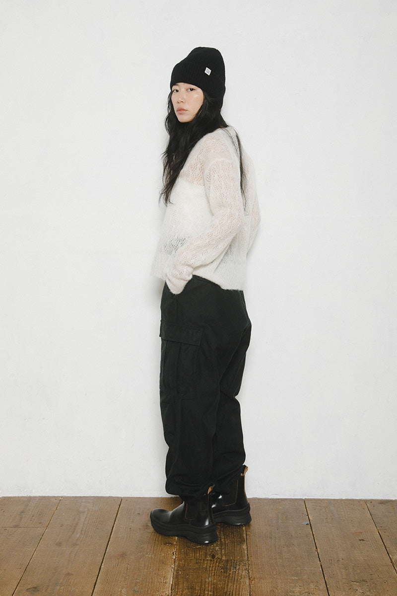 【ナイジェル・ケーボン】UNISEX / アーミーカーゴパンツ - ブラック / ARMY CARGO PANT - BLACK