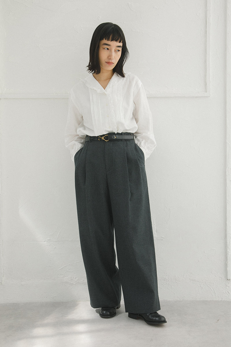 【ナイジェル・ケーボン】WOMAN / ジェントルマンズパンツ ウールサージ / GENTLEMANS PT WOOL SERGE
