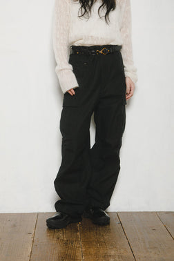【ナイジェル・ケーボン】UNISEX / アーミーカーゴパンツ - ブラック / ARMY CARGO PANT - BLACK
