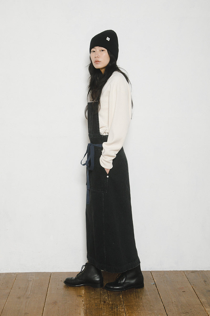 【ナイジェル・ケーボン】WOMAN / ジャパニーズファーマー エプロンドレス デニム / JP FARMER APRON DRESS DENIM