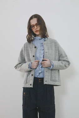 【ナイジェル・ケーボン】WOMAN / USワークカーディガン - アズマウラケ / US WORK CARDIGAN - AZUMA URAKE