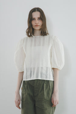 【ナイジェル・ケーボン】WOMAN / ２ウェイブラウス ハーフスリーブ / 2WAY BLOUSE HALF SLEEVE