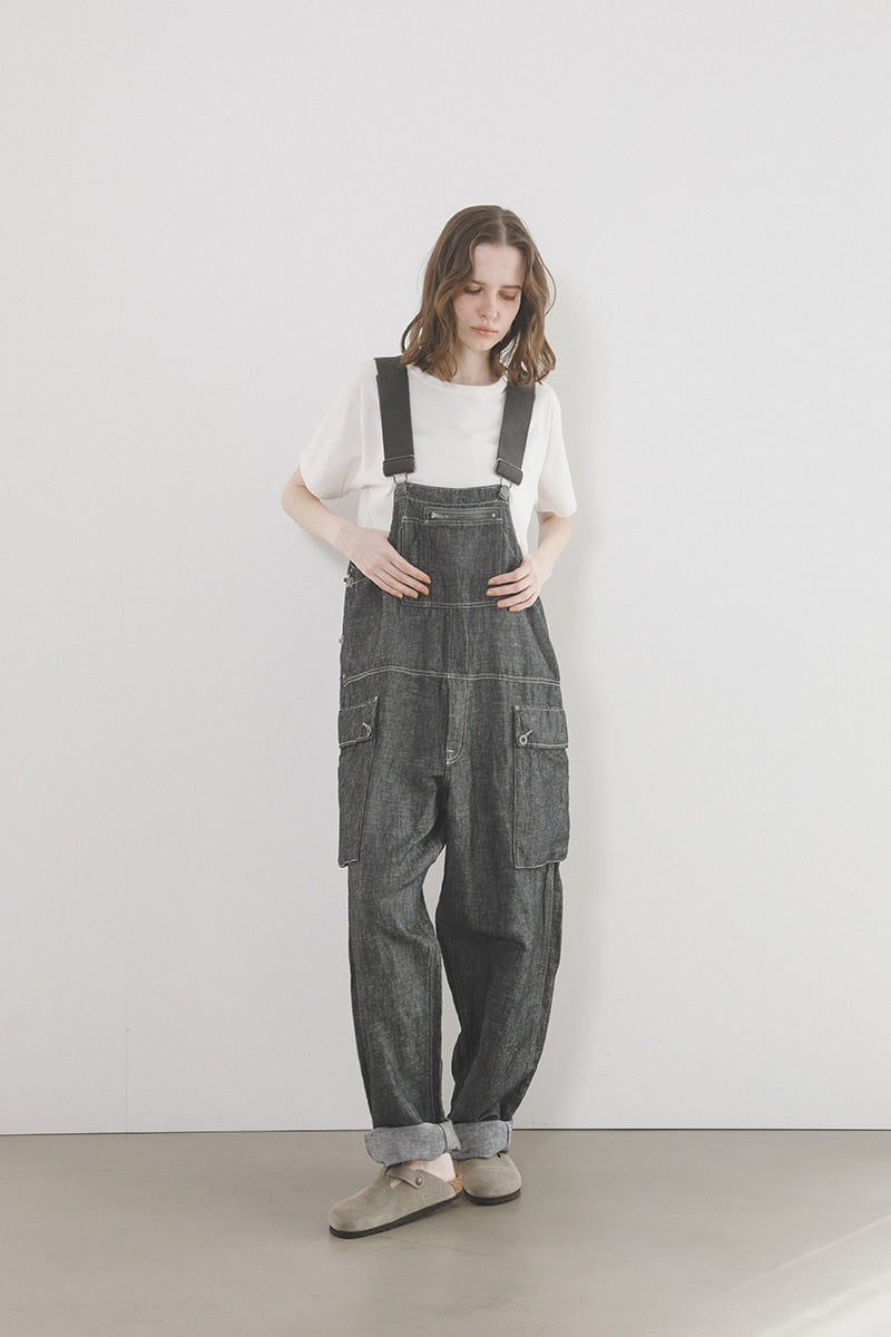 ナイジェル・ケーボン】UNISEX / ネイヴァルダンガリー - リネンデニム