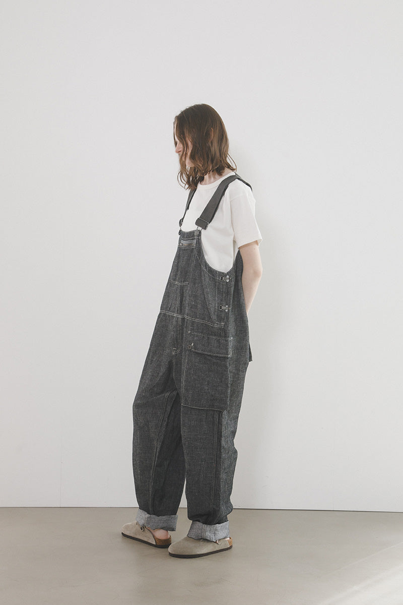 ナイジェル・ケーボン】UNISEX / ネイヴァルダンガリー - リネンデニム