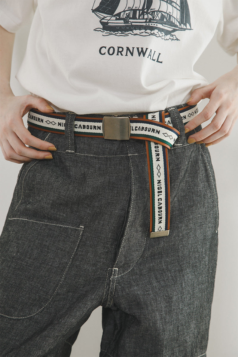 【ナイジェル・ケーボン】WOMAN / ミリタリーローラーバックルベルト / MILITARY ROLLER BUCKLE BELT