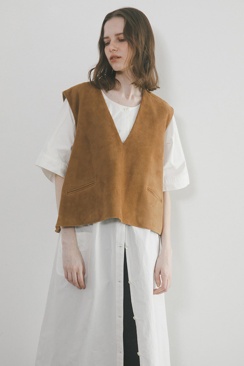 【ナイジェル・ケーボン】WOMAN / シープスエード ベスト / SHEEP SUEDE VEST
