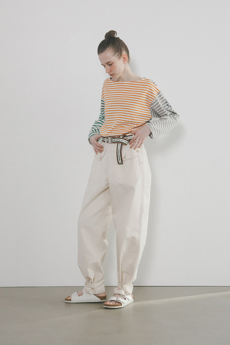 【ナイジェル・ケーボン】WOMAN / スウェディッシュ ランチパンツ - へリンボーン / SWEDISH RANCH PANT - HERRINGBONE