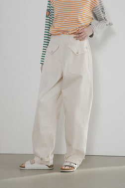 【ナイジェル・ケーボン】WOMAN / スウェディッシュ ランチパンツ - へリンボーン / SWEDISH RANCH PANT - HERRINGBONE