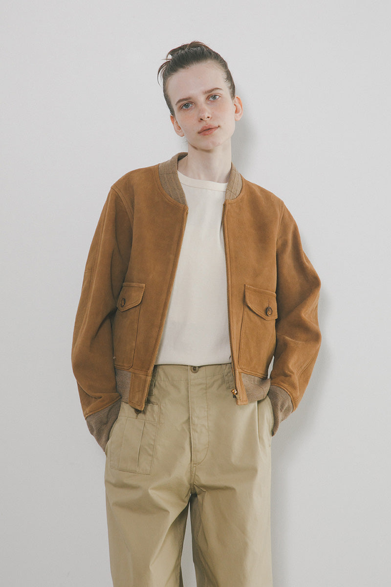 【ナイジェル・ケーボン】WOMAN / アヴィエイション ジャケット - シープスエード / AVIATION JACKET - SHEEP SUEDE