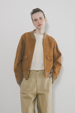 【ナイジェル・ケーボン】WOMAN / アヴィエイション ジャケット - シープスエード / AVIATION JACKET - SHEEP SUEDE