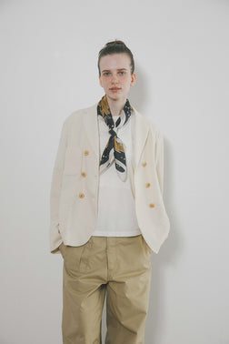 【ナイジェル・ケーボン】WOMAN / ジェントルマンズ ダブルブレストジャケット - コットンツイル / GENTLEMANS DB JACKET - COTTON TWILL