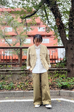 Styling]Nigel Cabourn WOMAN THE ARMY GYM NAKAMEGURO STORE 2023.10 