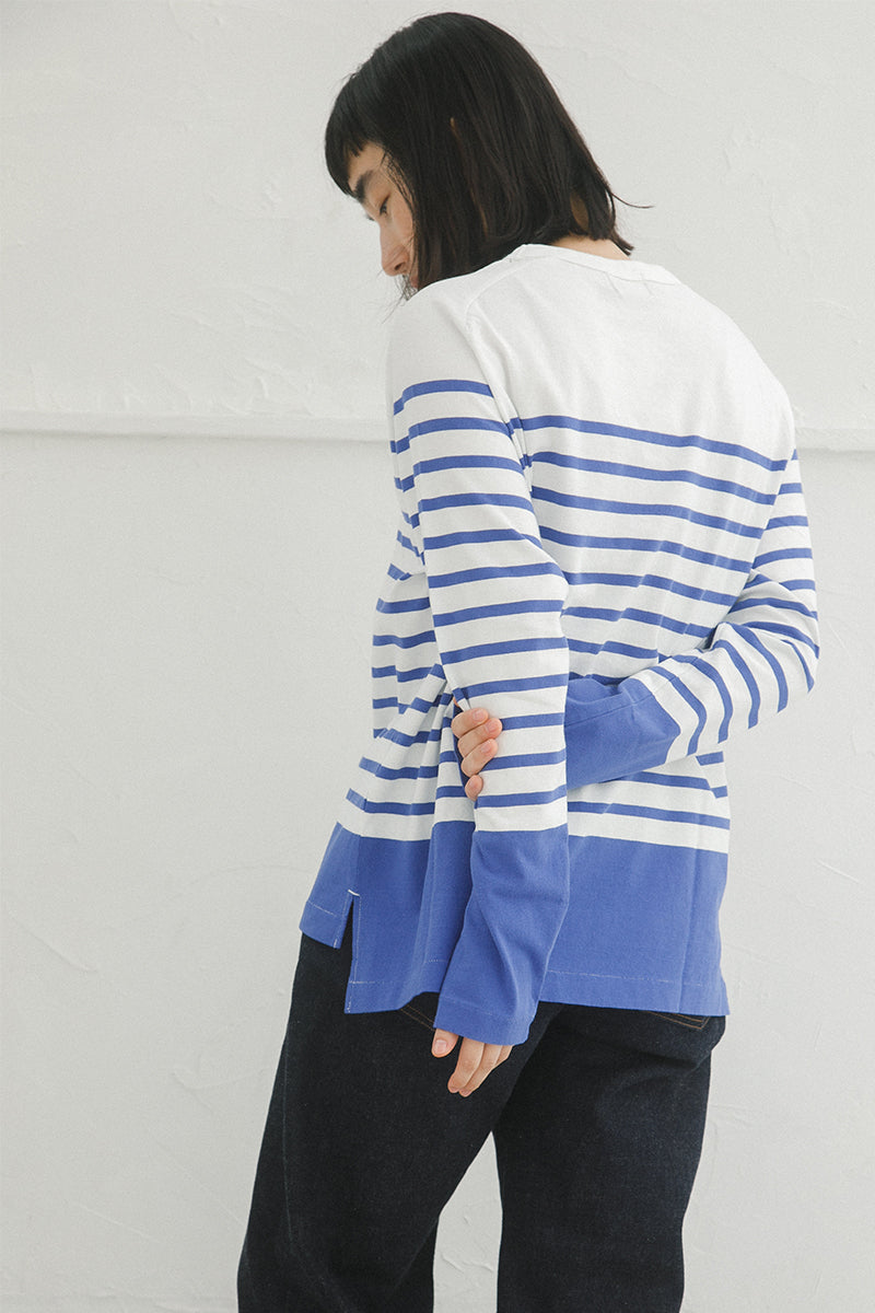 【ナイジェル・ケーボン】WOMAN / 5.6oz ロングスリーブ ボーダー / 5.6oz LONG SLEEVE BORDER