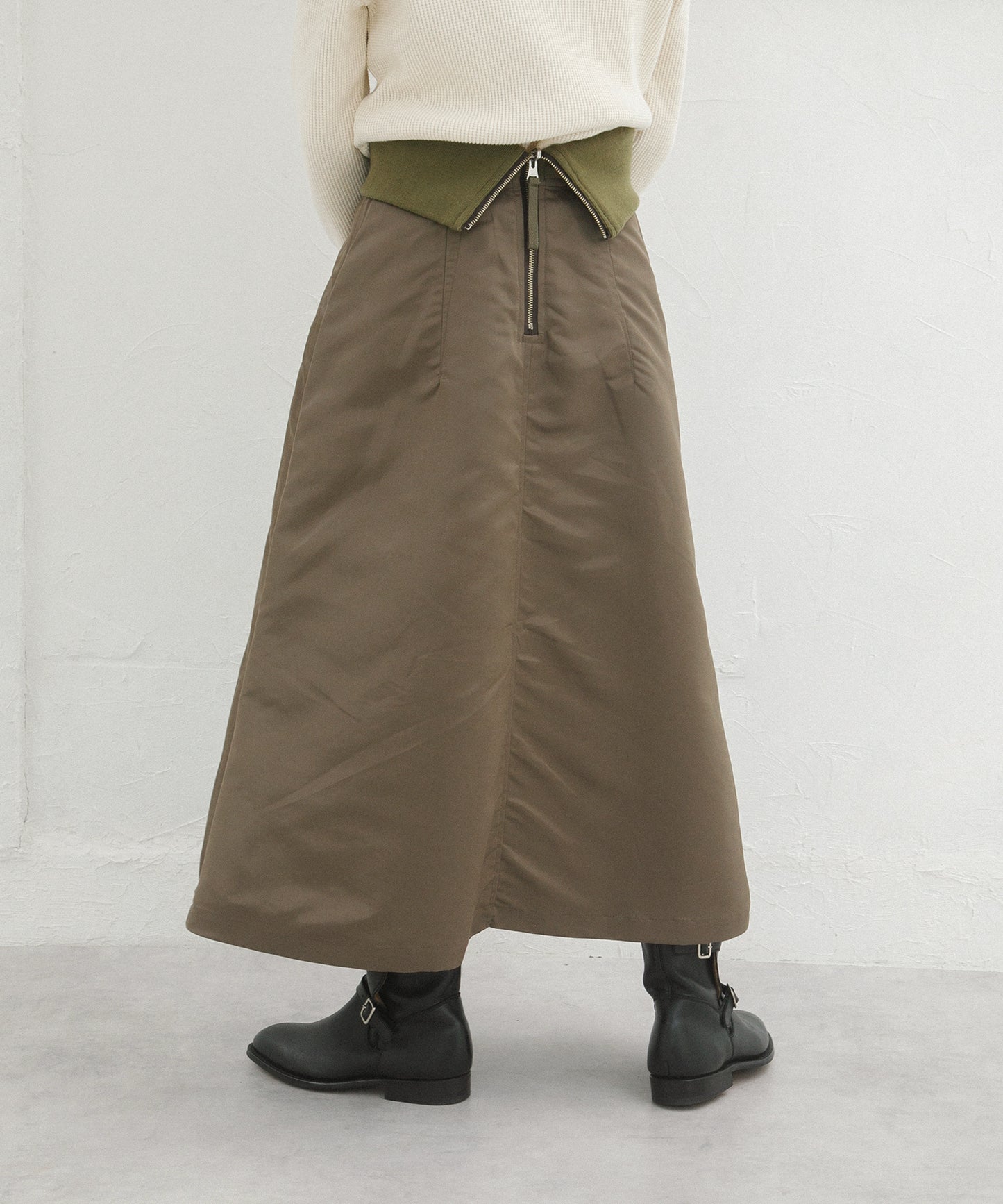 【ナイジェル・ケーボン】WOMAN / モディファイド リバーシブル スカート / MODIFIED REVERSIBLE SKIRT