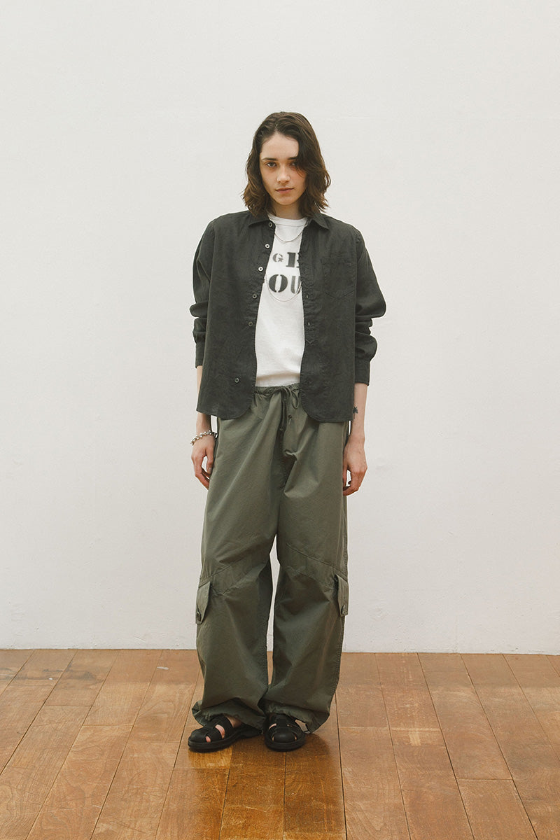 【ナイジェル・ケーボン】WOMAN / ブリティッシュオフィサーズ シャツ タイプ2 ヘンプ ウーマン / BRITISH OFFICERS TYPE2 HEMP W