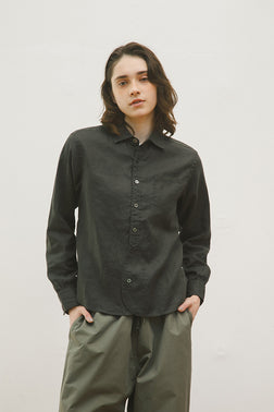 【ナイジェル・ケーボン】WOMAN / ブリティッシュオフィサーズ シャツ タイプ2 ヘンプ ウーマン / BRITISH OFFICERS TYPE2 HEMP W