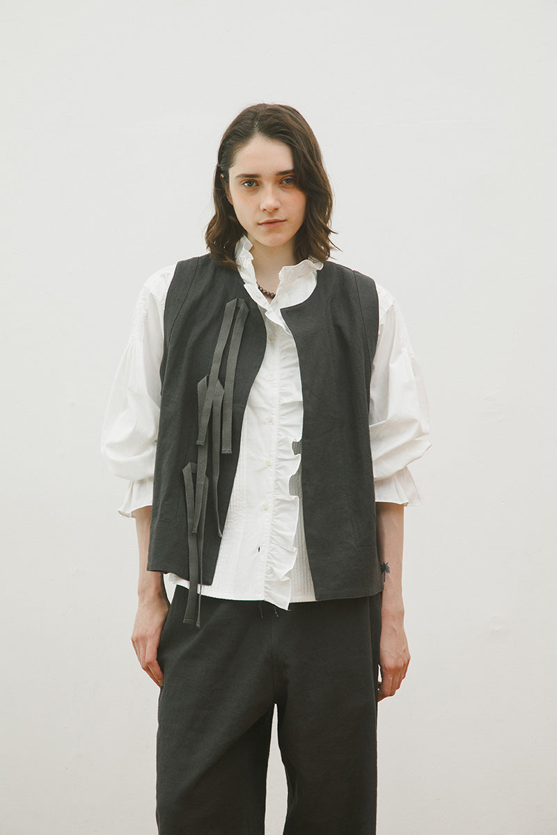 【ナイジェル・ケーボン】WOMAN / カナディアンネイビーベスト / CANADIAN NAVY VEST