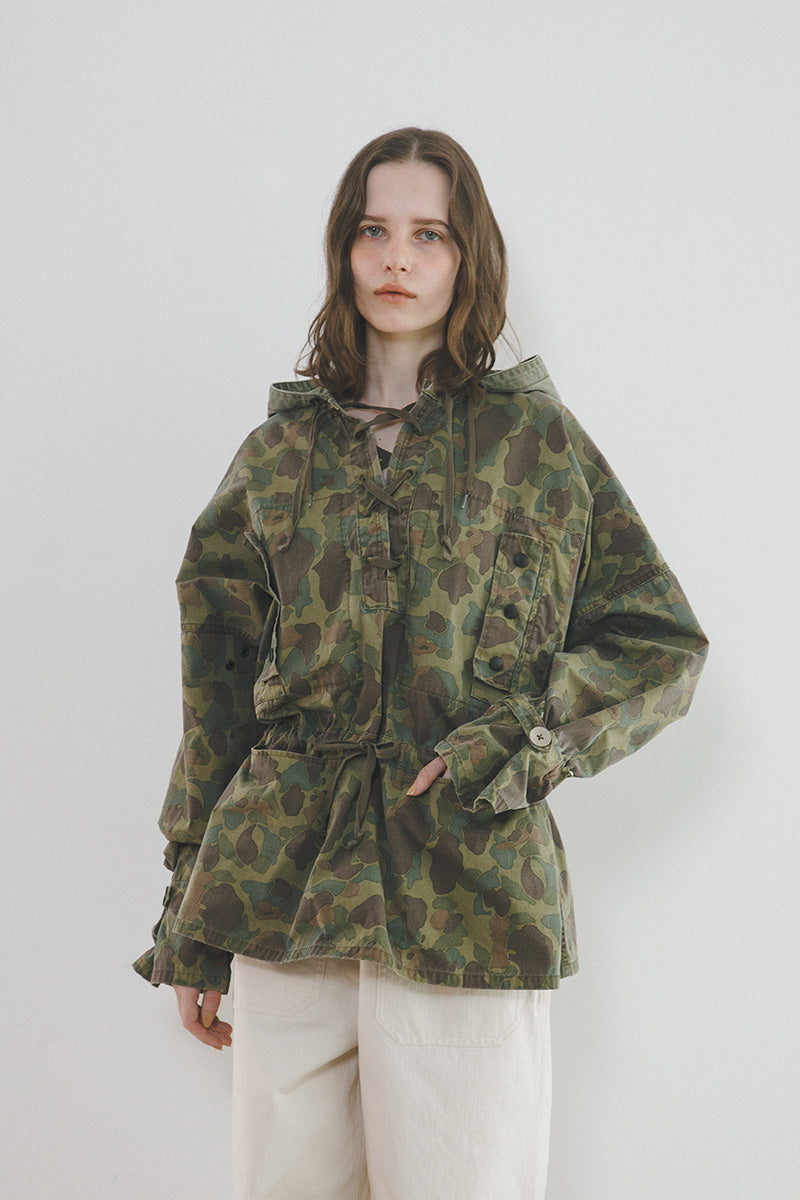 【ナイジェル・ケーボン】WOMAN / 50s ジャーマンスモック - カモ /  50s GERMAN SMOCK - CAMO