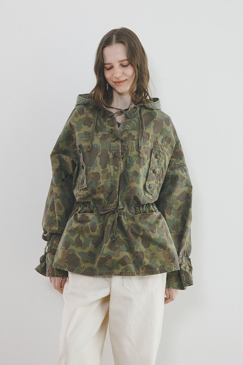 【ナイジェル・ケーボン】WOMAN / 50s ジャーマンスモック - カモ /  50s GERMAN SMOCK - CAMO