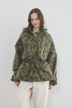 【ナイジェル・ケーボン】WOMAN / 50s ジャーマンスモック - カモ /  50s GERMAN SMOCK - CAMO