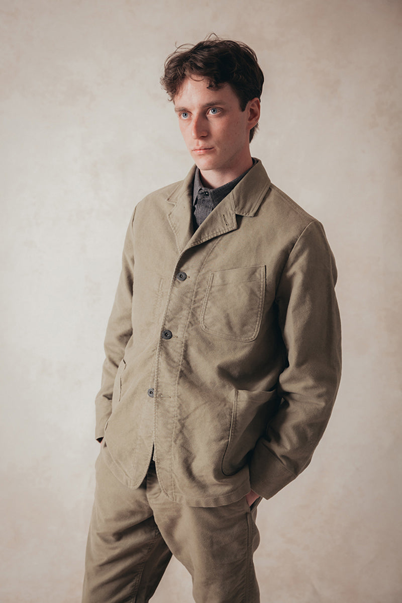 【ナイジェル・ケーボン】UNISEX / ワークスーツジャケット - モールスキン / JK03-M WORK SUIT JACKET - MOLESKIN
