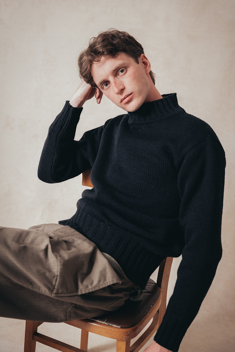 【ナイジェル・ケーボン】MAN / ハイネックニット / HIGH NECK KNIT