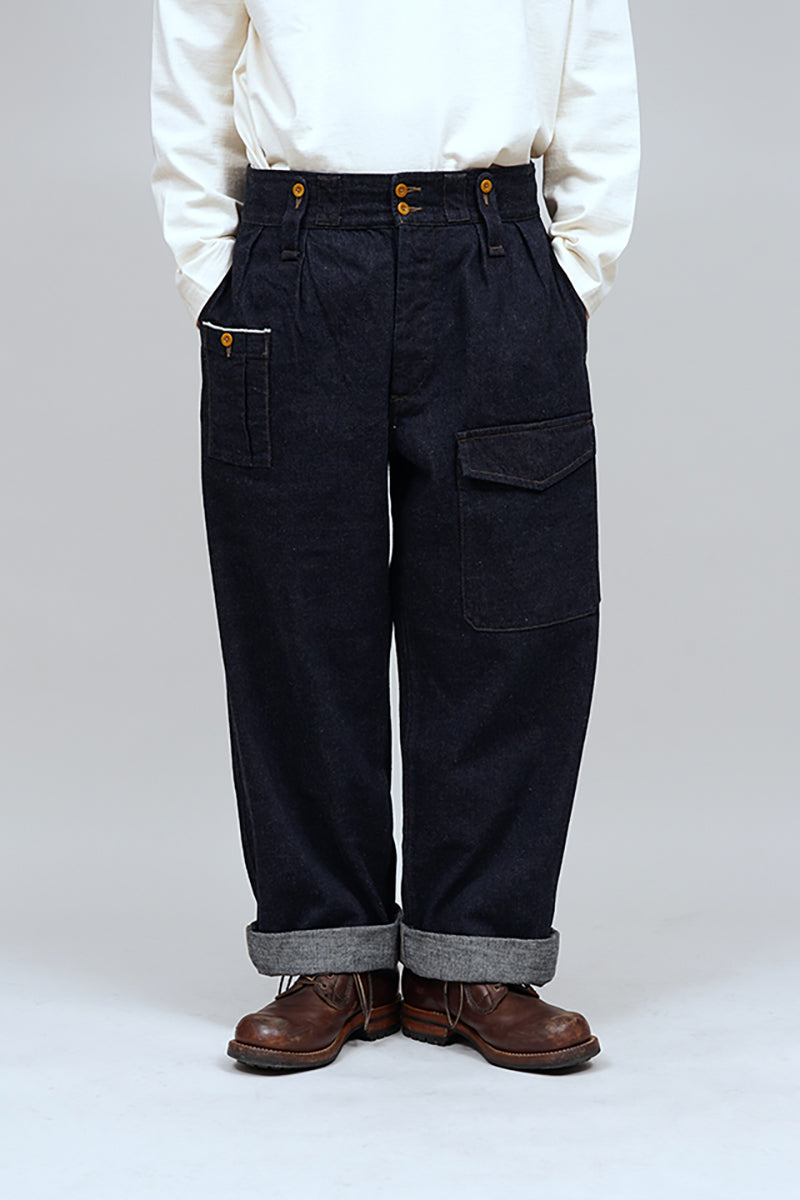 【ナイジェル・ケーボン】UNISEX / ブリティッシュアーミーパンツ - ルーズデニム / BRITISH ARMY PANT - LOOSE DENIM