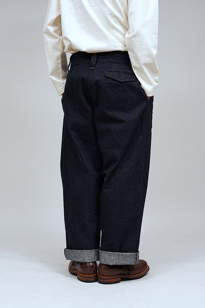 【ナイジェル・ケーボン】UNISEX / ブリティッシュアーミーパンツ - ルーズデニム / BRITISH ARMY PANT - LOOSE DENIM