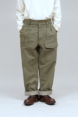 【ナイジェル・ケーボン】UNISEX / ブリティッシュアーミーパンツ - ルーズデニム / BRITISH ARMY PANT - LOOSE DENIM