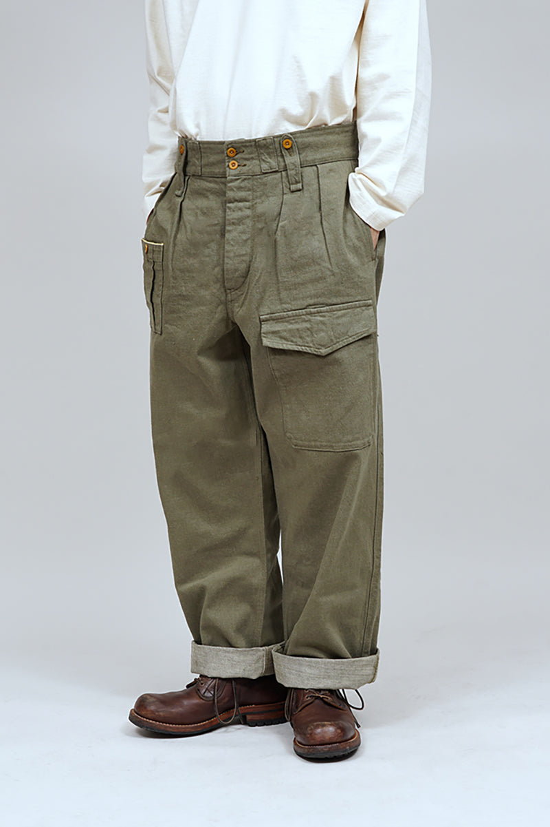 【ナイジェル・ケーボン】UNISEX / ブリティッシュアーミーパンツ - ルーズデニム / BRITISH ARMY PANT - LOOSE DENIM