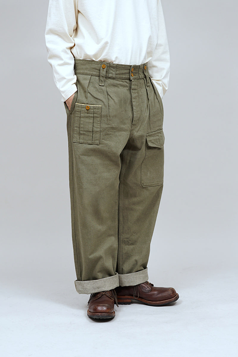 【ナイジェル・ケーボン】UNISEX / ブリティッシュアーミーパンツ - ルーズデニム / BRITISH ARMY PANT - LOOSE DENIM