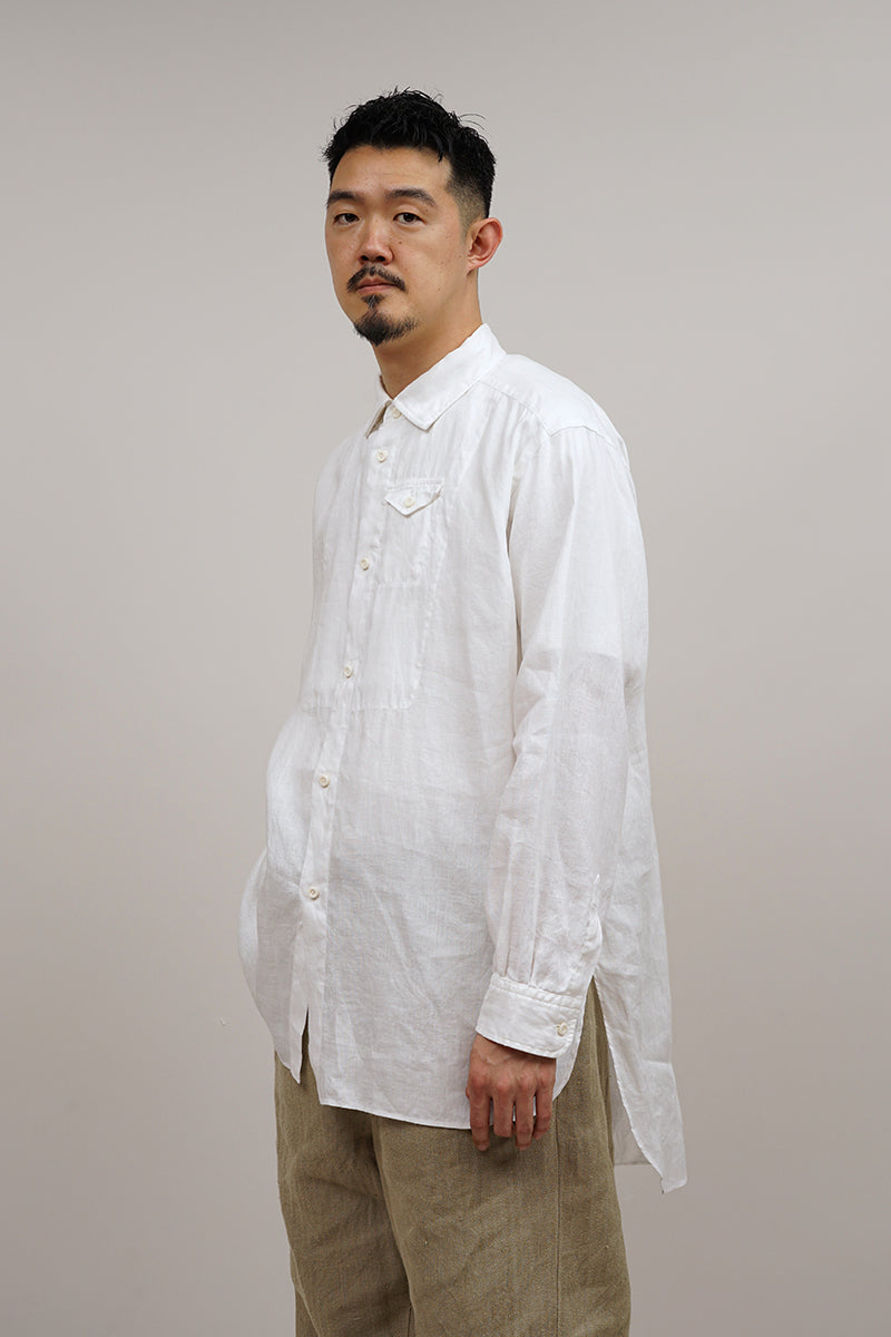 【ナイジェル・ケーボン】MAN / コブラーシャツ - ヘンプポプリン / COBBLER SHIRT - HEMP POPLIN