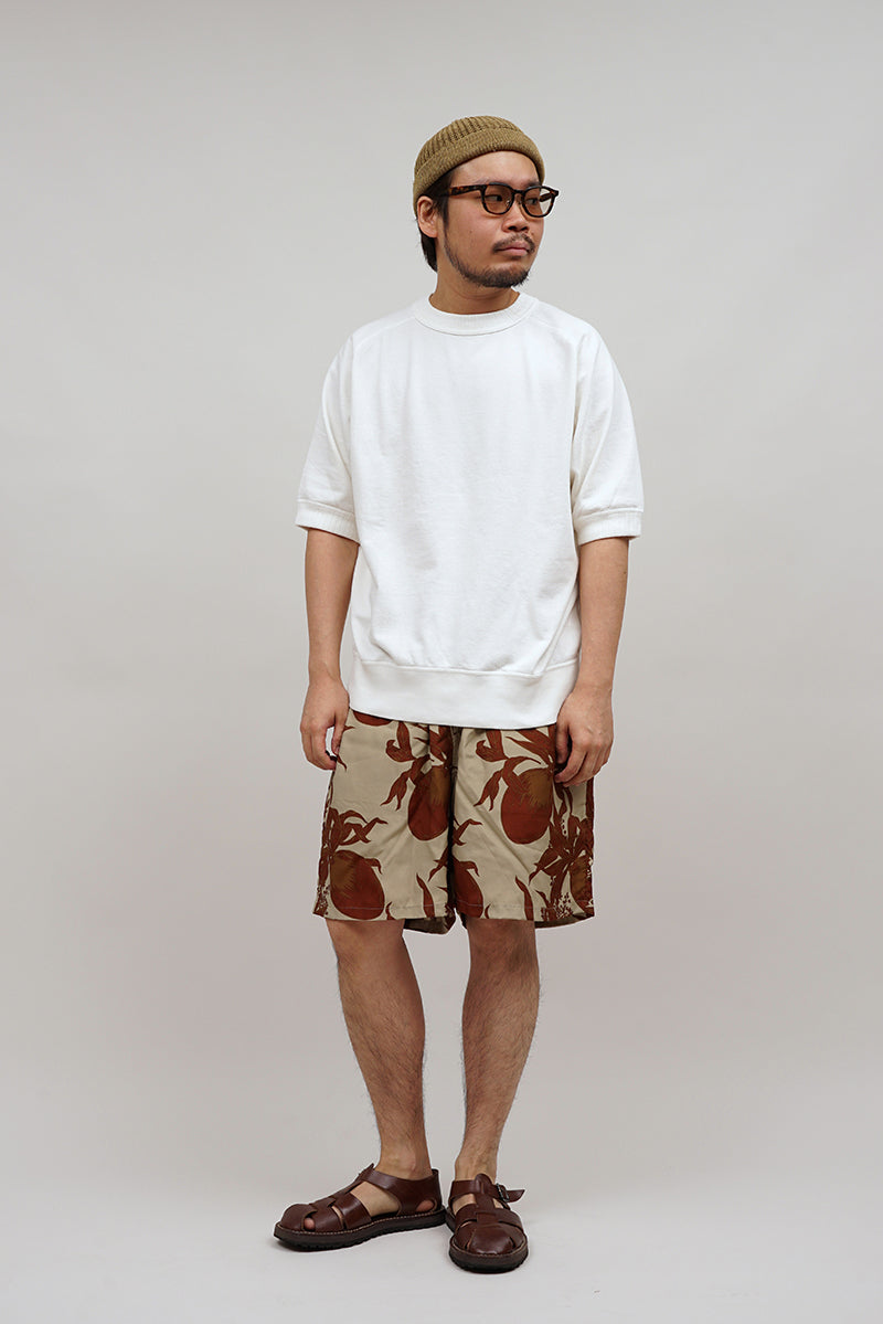 【ナイジェル・ケーボン】MAN / スウェットショートスリーブシャツ -テトロンコットン裏毛 / SWEAT S/S SHIRT - TETORON / COTTON URAGE