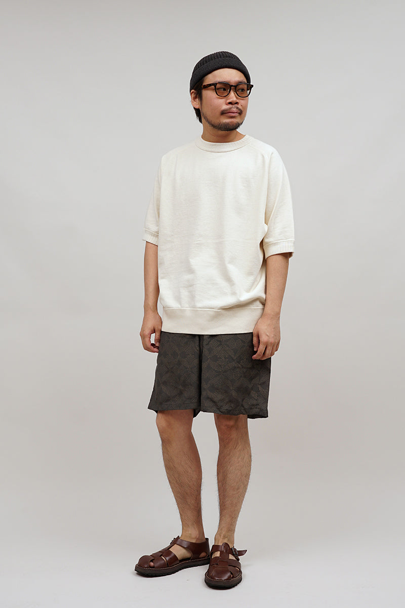 【ナイジェル・ケーボン】MAN / スウェットショートスリーブシャツ -テトロンコットン裏毛 / SWEAT S/S SHIRT - TETORON / COTTON URAGE