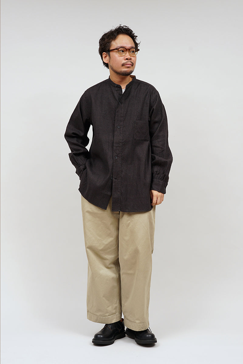 【ナイジェル・ケーボン】MAN / ユーティリティーシャツ - ヘンプホースクロス / UTILITY SHIRT - HEMPHORSE CLOTH