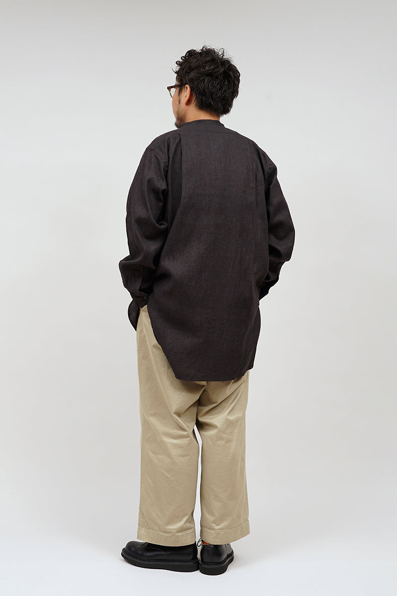 【ナイジェル・ケーボン】MAN / ユーティリティーシャツ - ヘンプホースクロス / UTILITY SHIRT - HEMPHORSE CLOTH