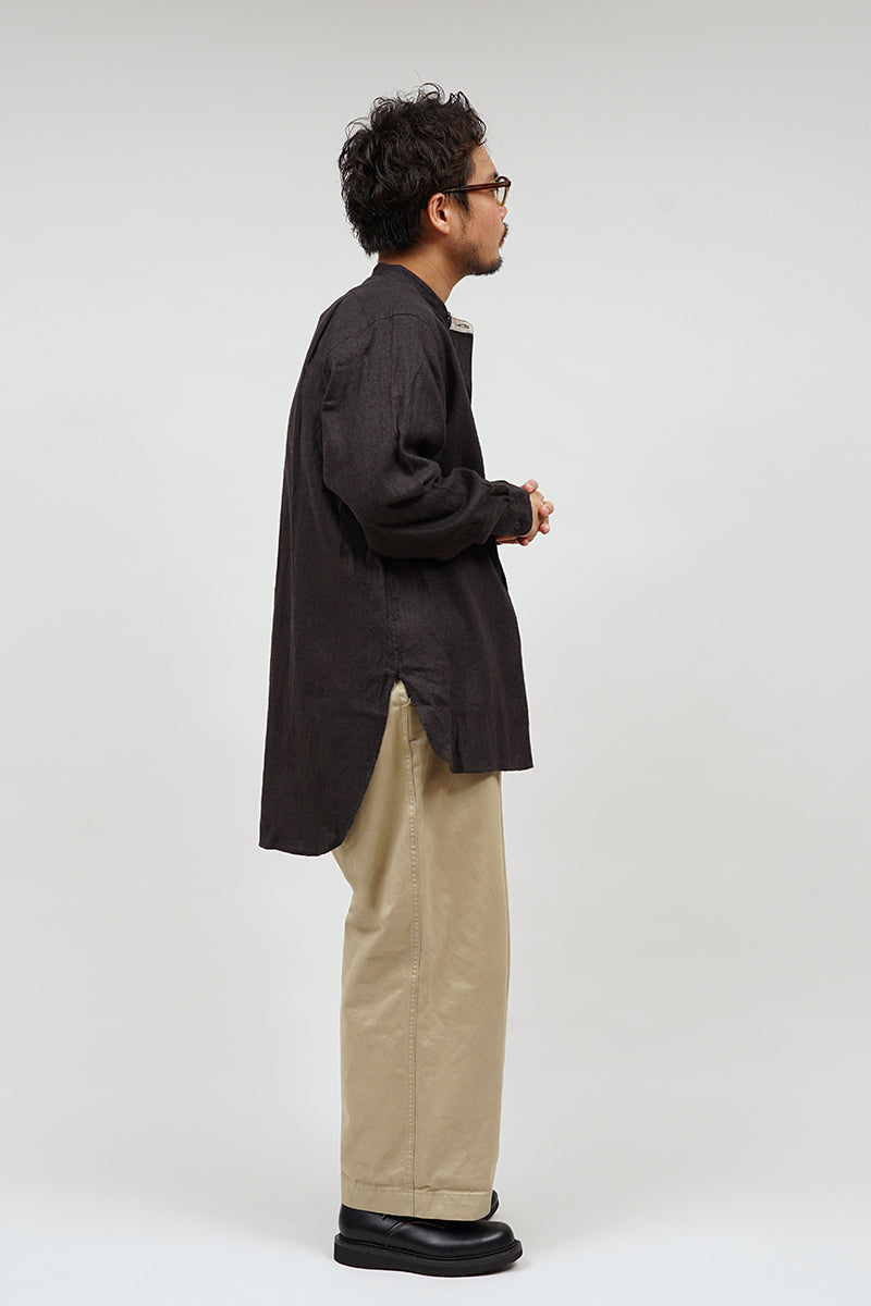 【ナイジェル・ケーボン】MAN / ユーティリティーシャツ - ヘンプホースクロス / UTILITY SHIRT - HEMPHORSE CLOTH