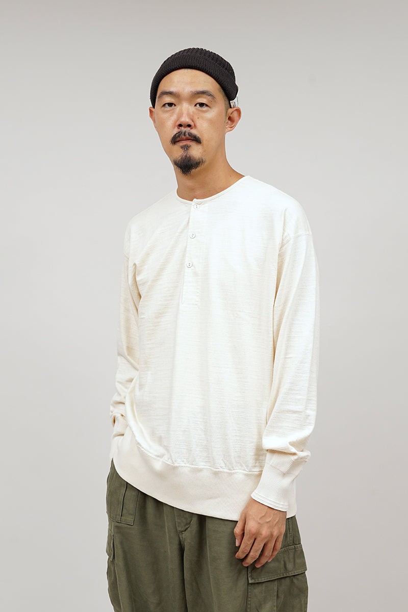 【ナイジェル・ケーボン】MAN /  50sヘンリーネックシャツ / 50s HENLEY NECK SHIRT