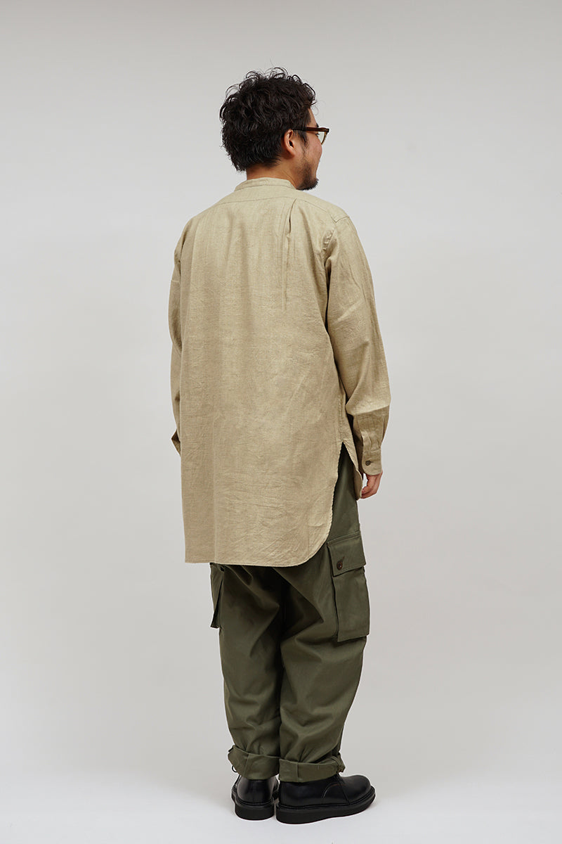 【ナイジェル・ケーボン】MAN / ユーティリティーシャツ - ヘンプホースクロス / UTILITY SHIRT - HEMPHORSE CLOTH