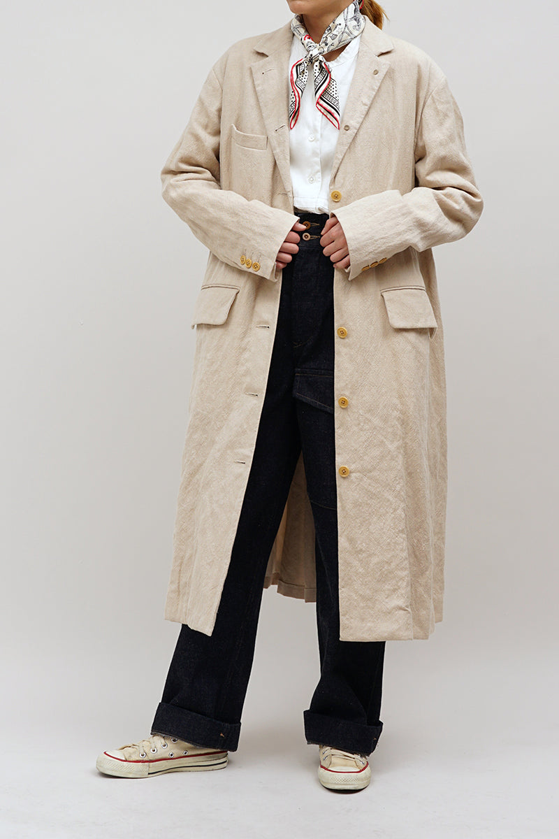 【ナイジェル・ケーボン】WOMAN / 30sジェントルマンコート - ウールリネン / 30s THE GENTLEMAN’S COAT - WOOL LINEN