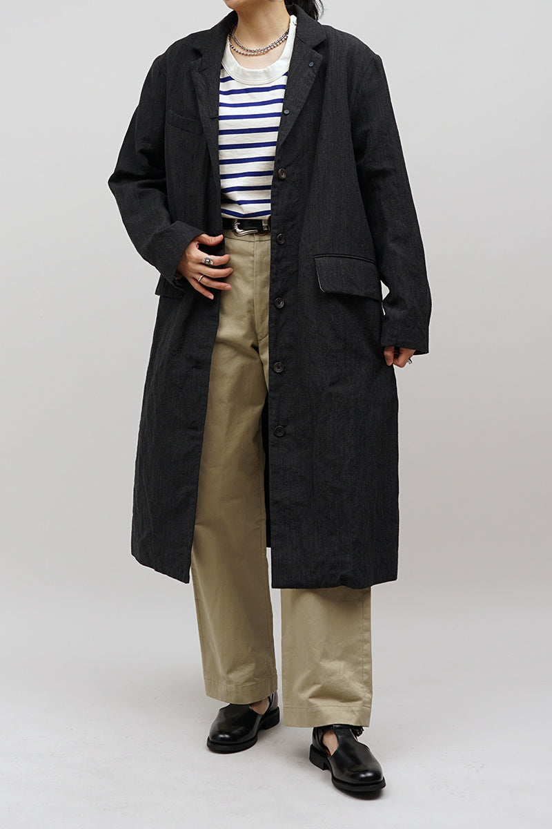 【ナイジェル・ケーボン】WOMAN / 30sジェントルマンコート - ウールリネン / 30s THE GENTLEMAN’S COAT - WOOL LINEN