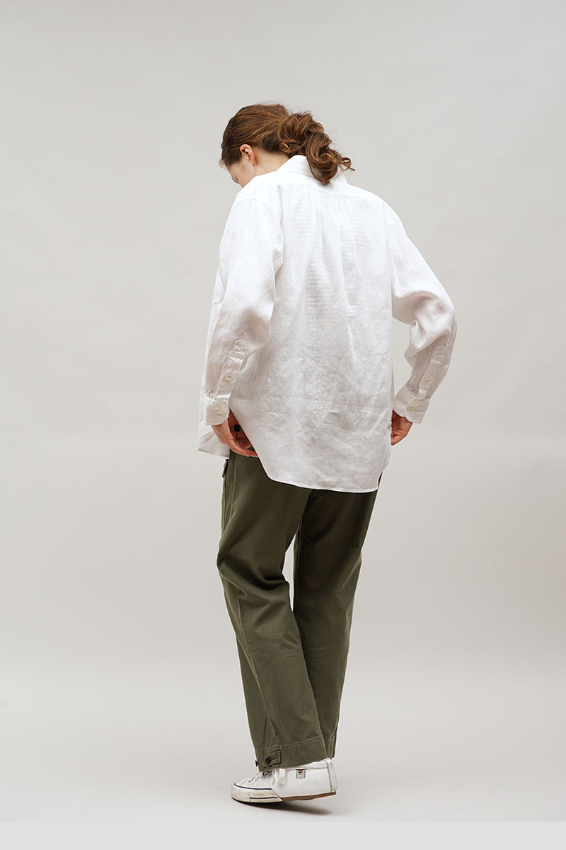 【ナイジェル・ケーボン】UNISEX / ブリティッシュオフィサーズシャツ -タイプ2 ヘンプ / BRITISH OFFICERS SHIRT -  TYPE2 HEMP