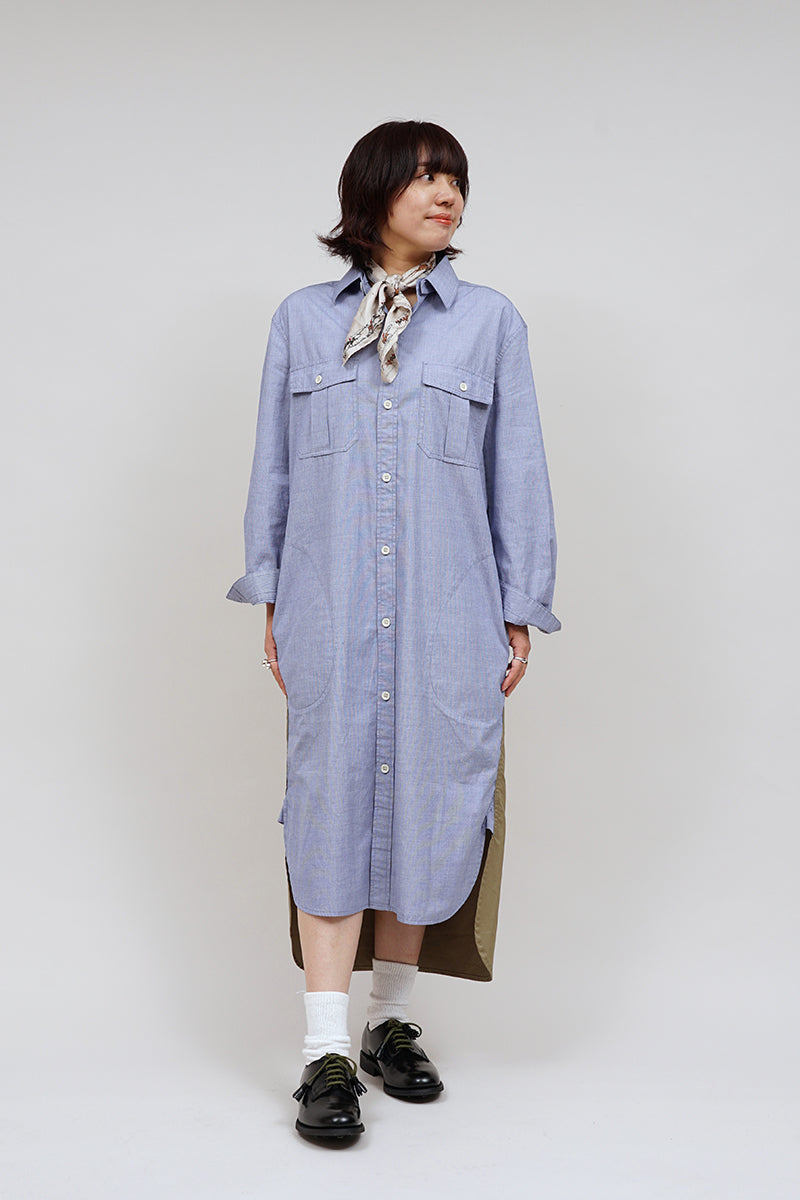 【ナイジェル・ケーボン】WOMAN / チュニックシャツドレス / D01W TUNIC SHIRT DRESS