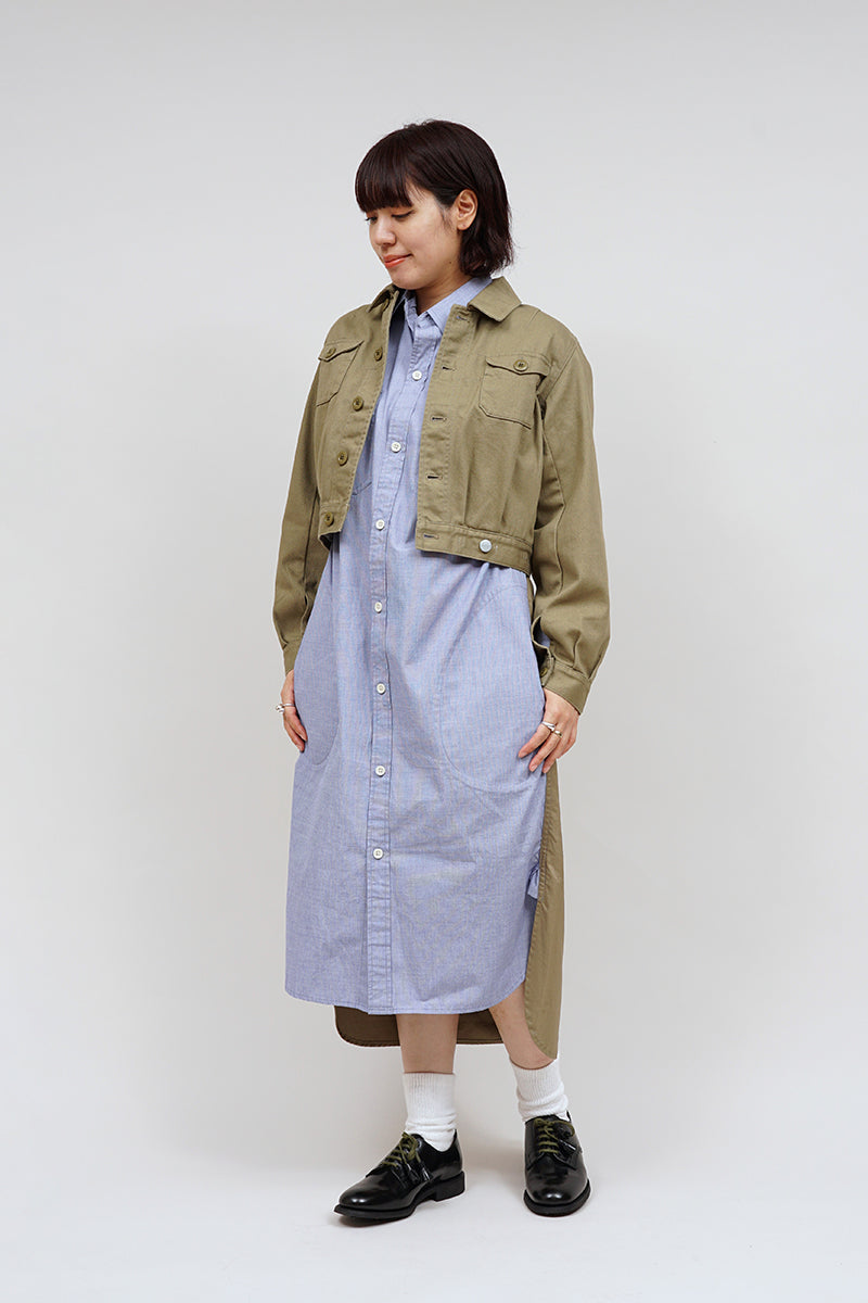 【ナイジェル・ケーボン】WOMAN / チュニックシャツドレス / D01W TUNIC SHIRT DRESS