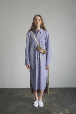 【ナイジェル・ケーボン】WOMAN / チュニックシャツドレス / D01W TUNIC SHIRT DRESS